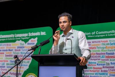 <p data-start="7345" data-end="7566">The 47th Annual Gala Dinner was a warm, colourful, and inspiring celebration of cultural diversity, community language education, and the Federation’s ongoing commitment to supporting over 200 language schools across NSW, bringing together over 555&nbsp;guests.</p>
<p>The success of this event reflects not only strong planning and coordination but also the unity and strength of our multicultural community. We thank all volunteers, performers, award recipients, and guests who contributed to the success of this special night.</p>